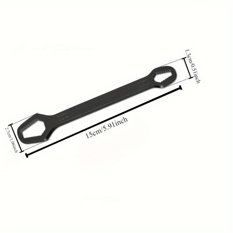 GripWrench Universal Self-Tightening Adjustable Wrench — 3-17mm