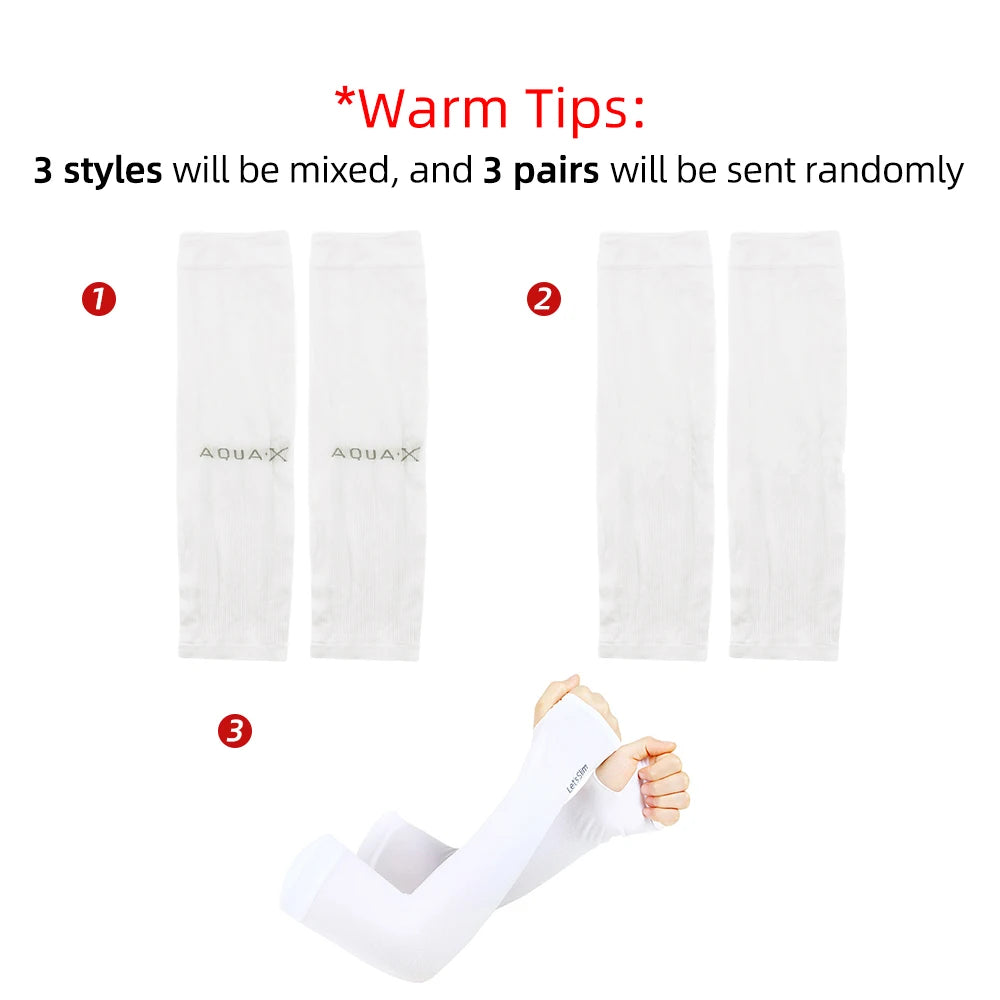 ArmShield UV Protective Sun Sleeves — 3 Pairs