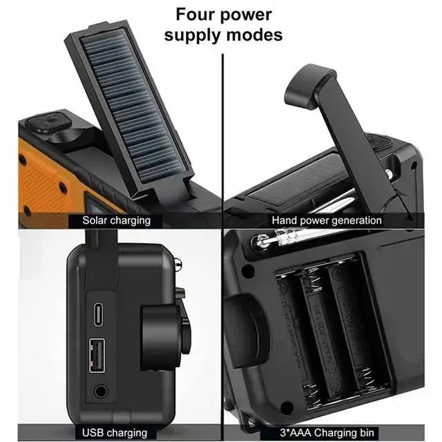 GridSignal NOAA Hand-Crank Emergency Radio