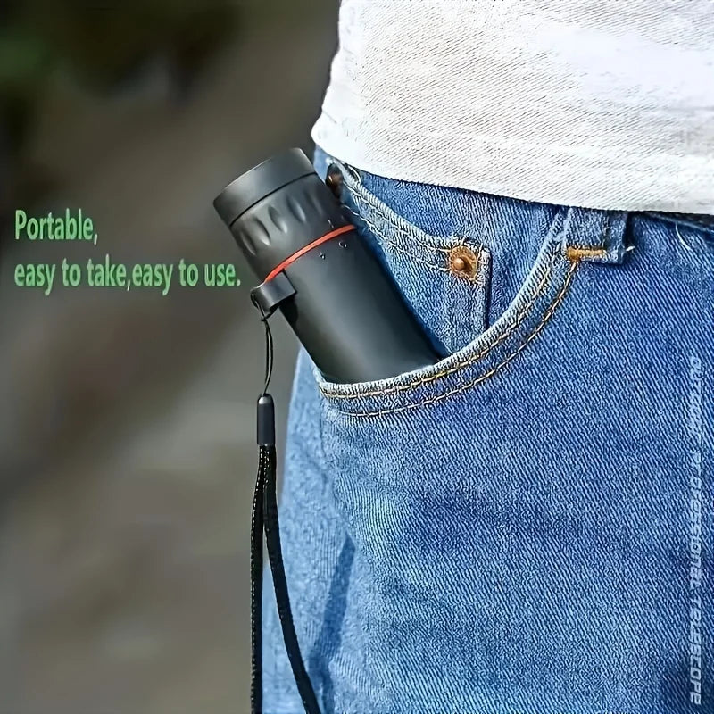 OpticPocket 2000x HD Compact Travel Monocular