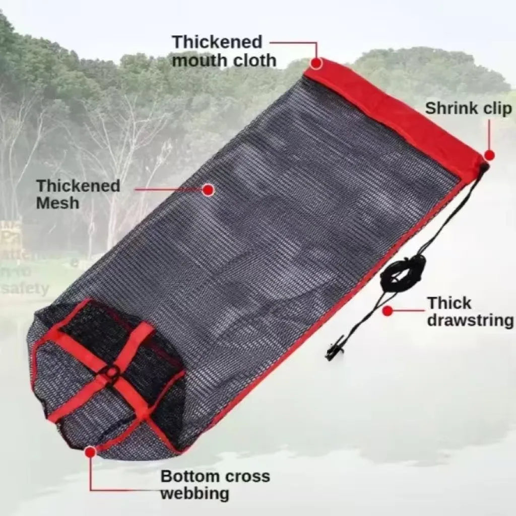 CatchNet Collapsible Live Fish Bag — Mesh Fishing Net