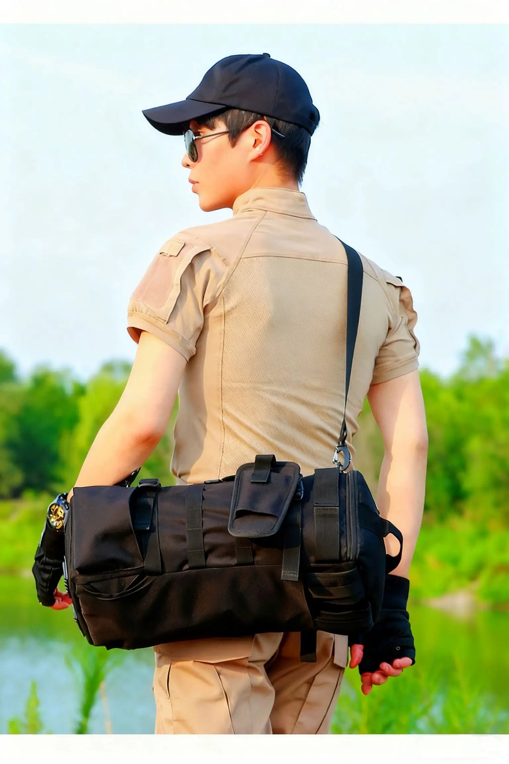 CastPack Tactical Fishing Backpack with Rod Holders